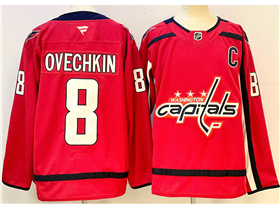 Washington Capitals #8 Alexander Ovechkin Red Jersey
