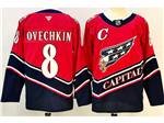 Washington Capitals #8 Alexander Ovechkin Red Reverse Retro Jersey