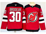 New Jersey Devils #30 Martin Brodeur Red Jersey