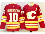 Calgary Flames #10 Jonathan Huberdeau Home Red Jersey