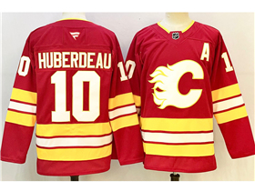 Calgary Flames #10 Jonathan Huberdeau Home Red Jersey
