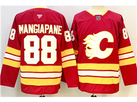 Calgary Flames #88 Andrew Mangiapane Home Red Jersey