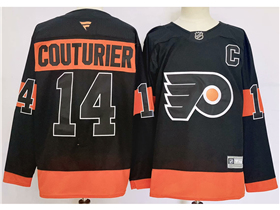 Philadelphia Flyers #14 Sean Couturier Alternate Black Jersey