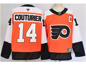 Philadelphia Flyers #14 Sean Couturier Orange Jersey