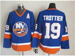 New York Islanders #19 Bryan Trottier 1980's CCM Vintage Blue Jersey