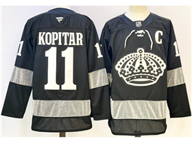 Los Angeles Kings #11 Anze Kopitar 2025-26 Alternate Black Jersey