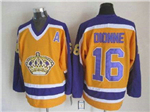 Los Angeles Kings #16 Marcel Dionne 1980's Vintage CCM Gold Jersey