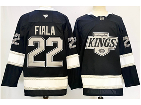 Los Angeles Kings #22 Kevin Fiala Home Black Jersey