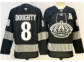 Los Angeles Kings #8 Drew Doughty 2025-26 Alternate Black Jersey