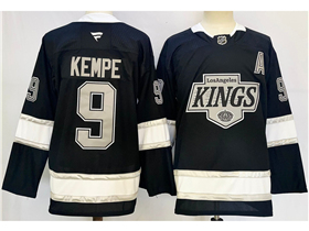Los Angeles Kings #9 Adrian Kempe Home Black Jersey