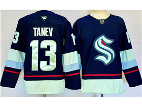 Seattle Kraken #13 Brandon Tanev Navy Jersey