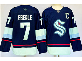 Seattle Kraken #7 Jordan Eberle Navy Jersey