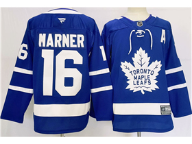 Toronto Maple Leafs #16 Mitchell Marner Blue Jersey