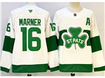 Toronto Maple Leafs #16 Mitchell Marner White St.Patrick's Day Jersey