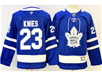 Toronto Maple Leafs #23 Matthew Knie Youth Blue Jersey