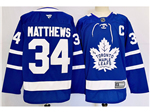 Toronto Maple Leafs #34 Auston Matthews Blue Jersey