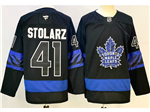 Toronto Maple Leafs #41 Anthony Stolarz Black Alternate Jersey