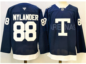 Toronto Maple Leafs #88 William Nylander Navy Heritage Classic Jersey