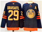 Edmonton Oilers #29 Leon Draisaitl Alternate Navy Jersey