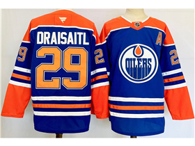 Edmonton Oilers #29 Leon Draisaitl Royal Blue Jersey