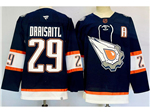 Edmonton Oilers #29 Leon Draisaitl Navy Reverse Retro 2.0 Jersey