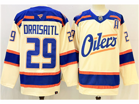 Edmonton Oilers #29 Leon Draisaitl 2025-26 Third Cream Jersey