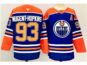 Edmonton Oilers #93 Ryan Nugent-Hopkins Royal Blue Jersey