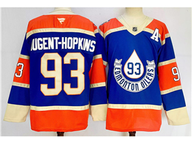 Edmonton Oilers #93 Ryan Nugent-Hopkins Royal Blue Heritage Classic Jersey