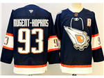 Edmonton Oilers #93 Ryan Nugent-Hopkins Navy Reverse Retro 2.0 Jersey