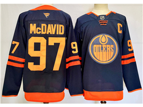Edmonton Oilers #97 Connor McDavid Alternate Navy Jersey
