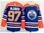 Edmonton Oilers #97 Connor McDavid Royal Blue Jersey