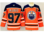 Edmonton Oilers #97 Connor McDavid Orange Jersey