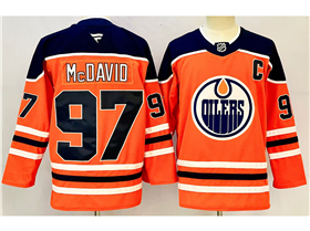 Edmonton Oilers #97 Connor McDavid Orange Jersey