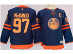 Edmonton Oilers #97 Connor McDavid Youth Alternate Navy Jersey