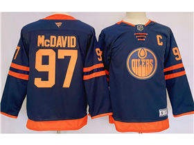 Edmonton Oilers #97 Connor McDavid Youth Alternate Navy Jersey