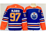 Edmonton Oilers #97 Connor McDavid Youth Royal Blue Jersey