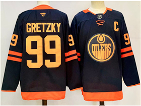 Edmonton Oilers #99 Wayne Gretzky Alternate Navy Jersey