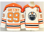 Edmonton Oilers #99 Wayne Gretzky White Reverse Retro Jersey