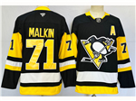 Pittsburgh Penguins #71 Evgeni Malkin Black Jersey
