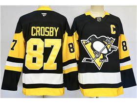Pittsburgh Penguins #87 Sidney Crosby Black Jersey