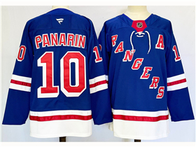 New York Rangers #10 Artemi Panarin Royal Blue Jersey