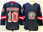 New York Rangers #10 Artemi Panarin Navy Reverse Retro Jersey
