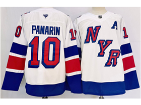 New York Rangers #10 Artemi Panarin 2024 Stadium Series White Jersey