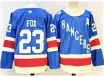 New York Rangers #23 Adam Fox 2025-26 Centennial Light Blue Jersey