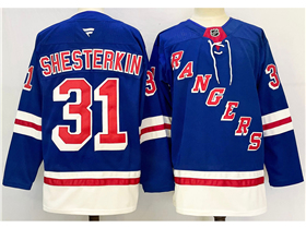 New York Rangers #31 Igor Shesterkin Royal Blue Jersey