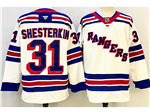 New York Rangers #31 Igor Shesterkin White Jersey
