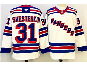 New York Rangers #31 Igor Shesterkin White Jersey