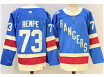 New York Rangers #73 Matt Rempe 2025-26 Centennial Light Blue Jersey