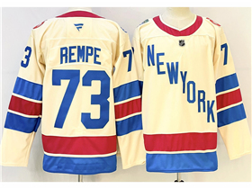 New York Rangers #73 Matt Rempe 2025-26 Winter Classic Cream Jersey