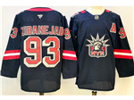 New York Rangers #93 Mika Zibanejad Navy Reverse Retro Jersey
